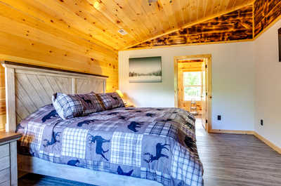 Enjoy a peaceful sleep in the master bedroom.