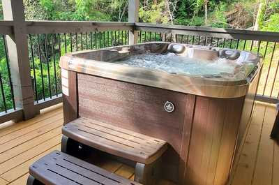 You'll love the private hot tub!