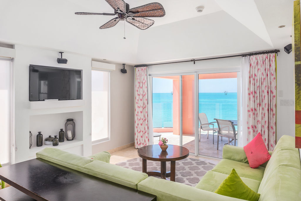 image Relax and rejuvenate in the cozy living room with amazing Atlantic Ocean views.