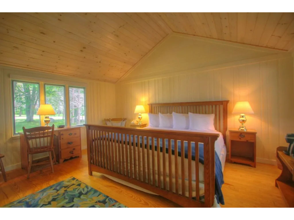image Drift to sleep in a comfortable bed after a wonderful day outside.