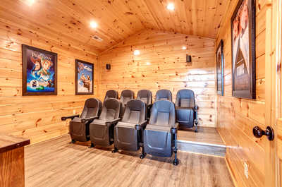 Your group will love having your very own private theater!