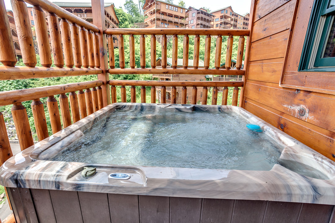 image Relax and enjoy your private hot tub!