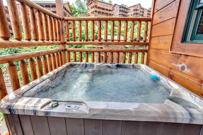 Relax and enjoy your private hot tub!