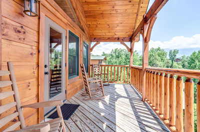 Open the door and step out onto your private balcony!