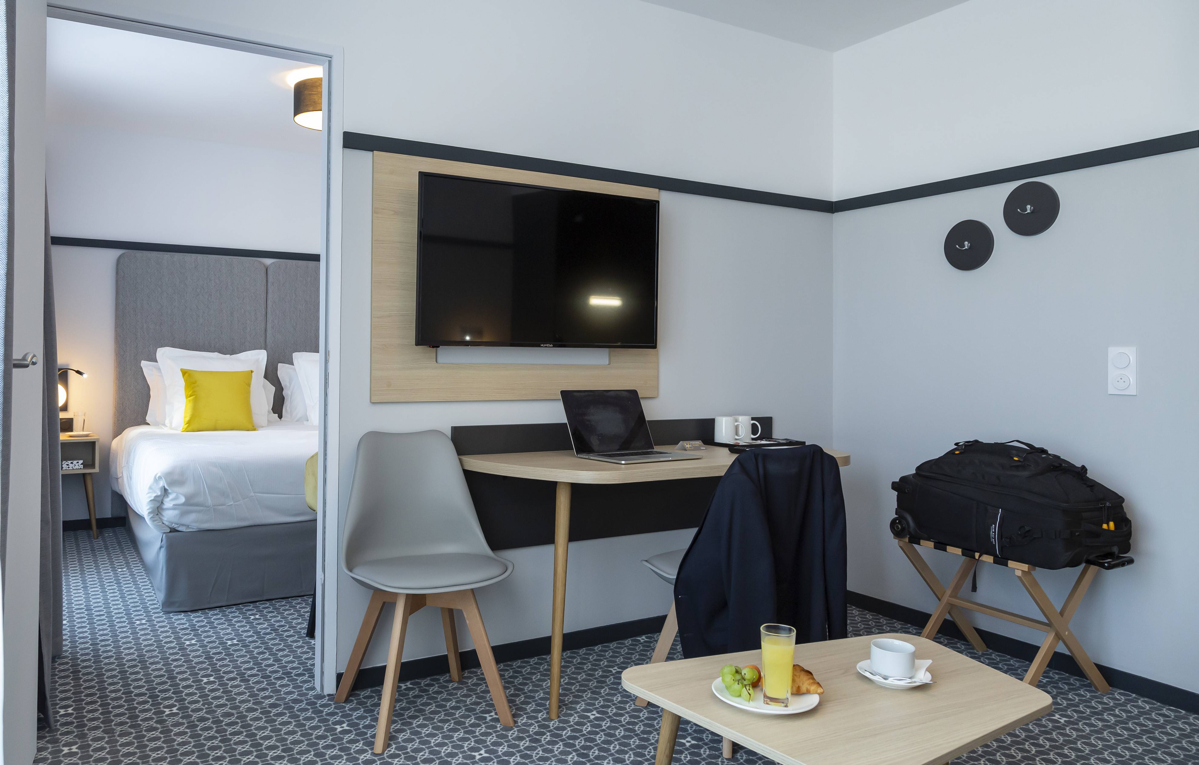 image Our space features a desk - perfect for remote workers!