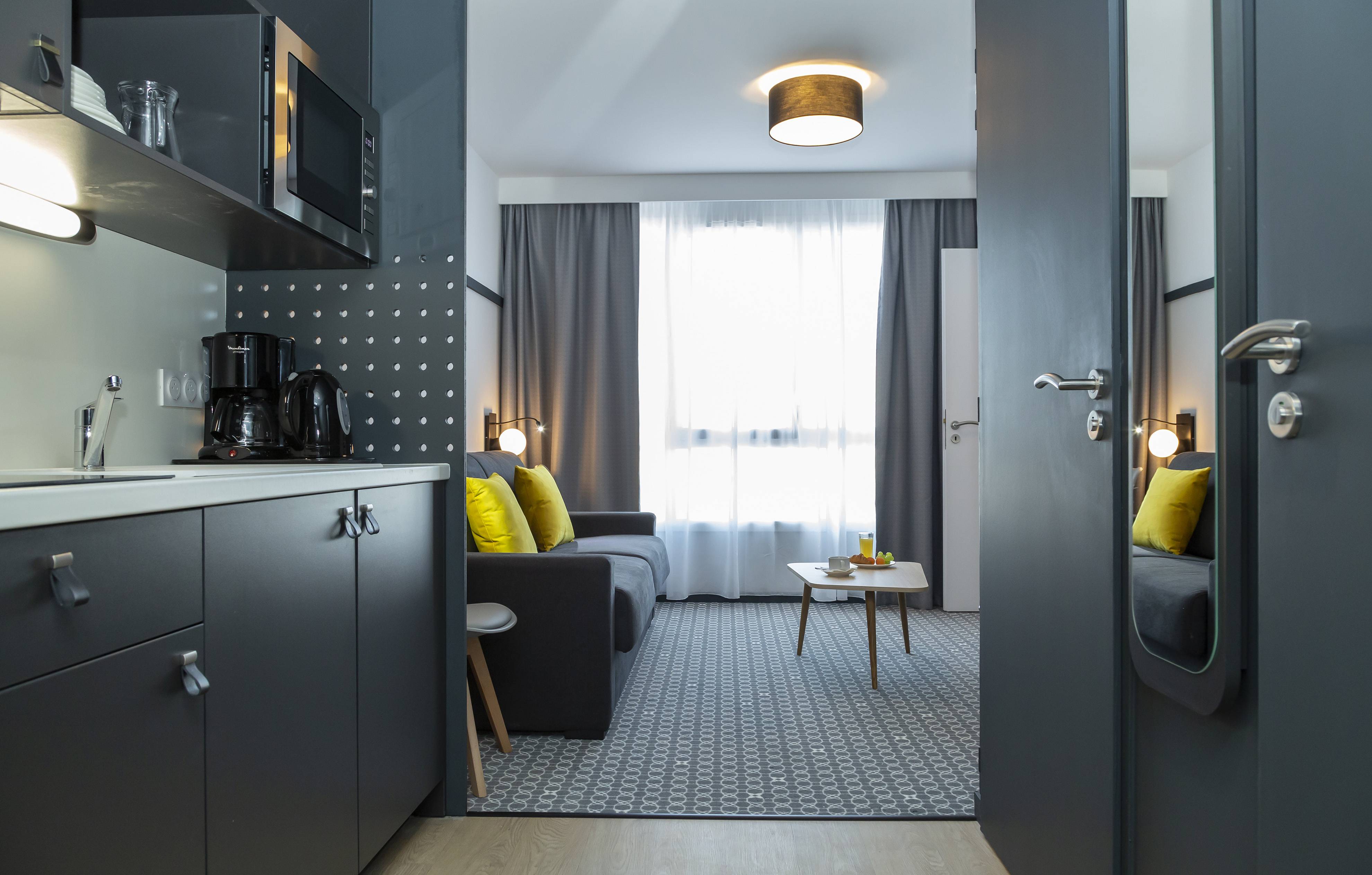 image Our space features a fully equipped kitchenette.