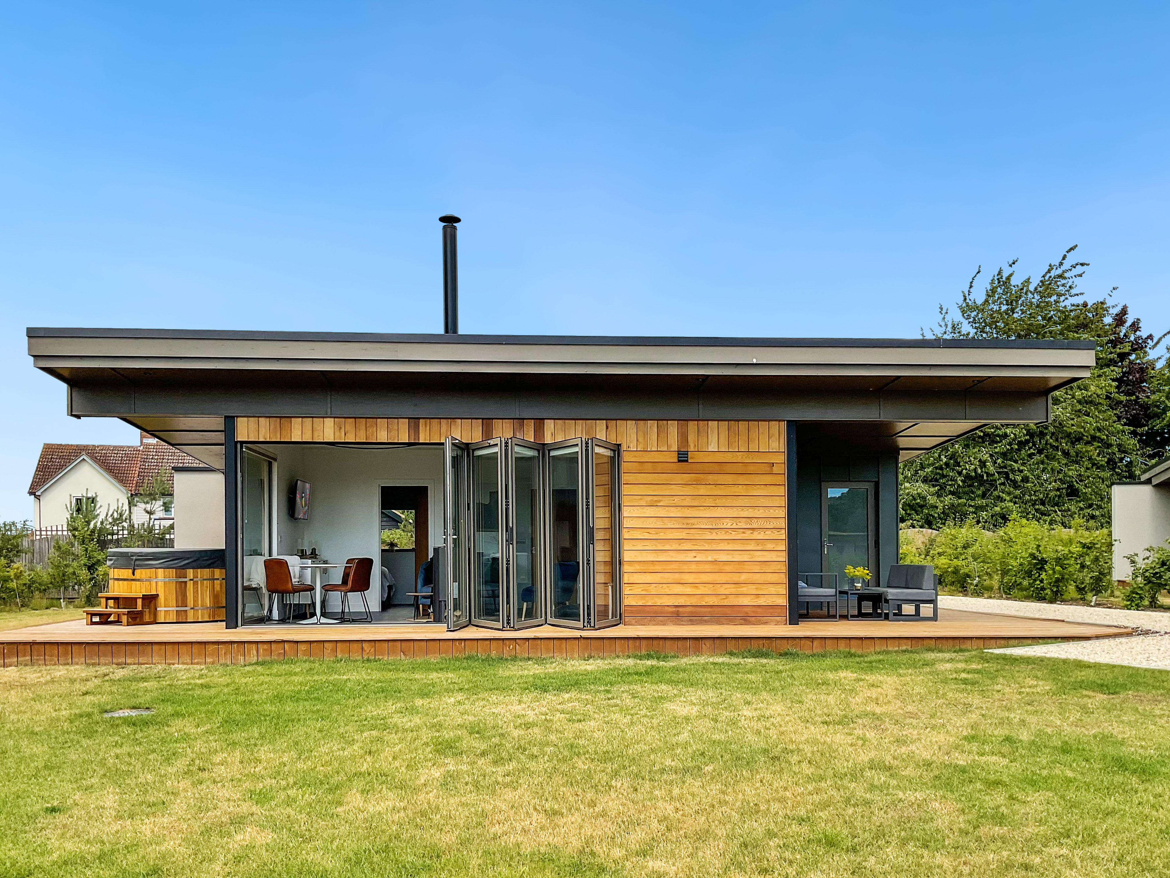 image Bring the outdoors in, open the floor-to-ceiling windows.