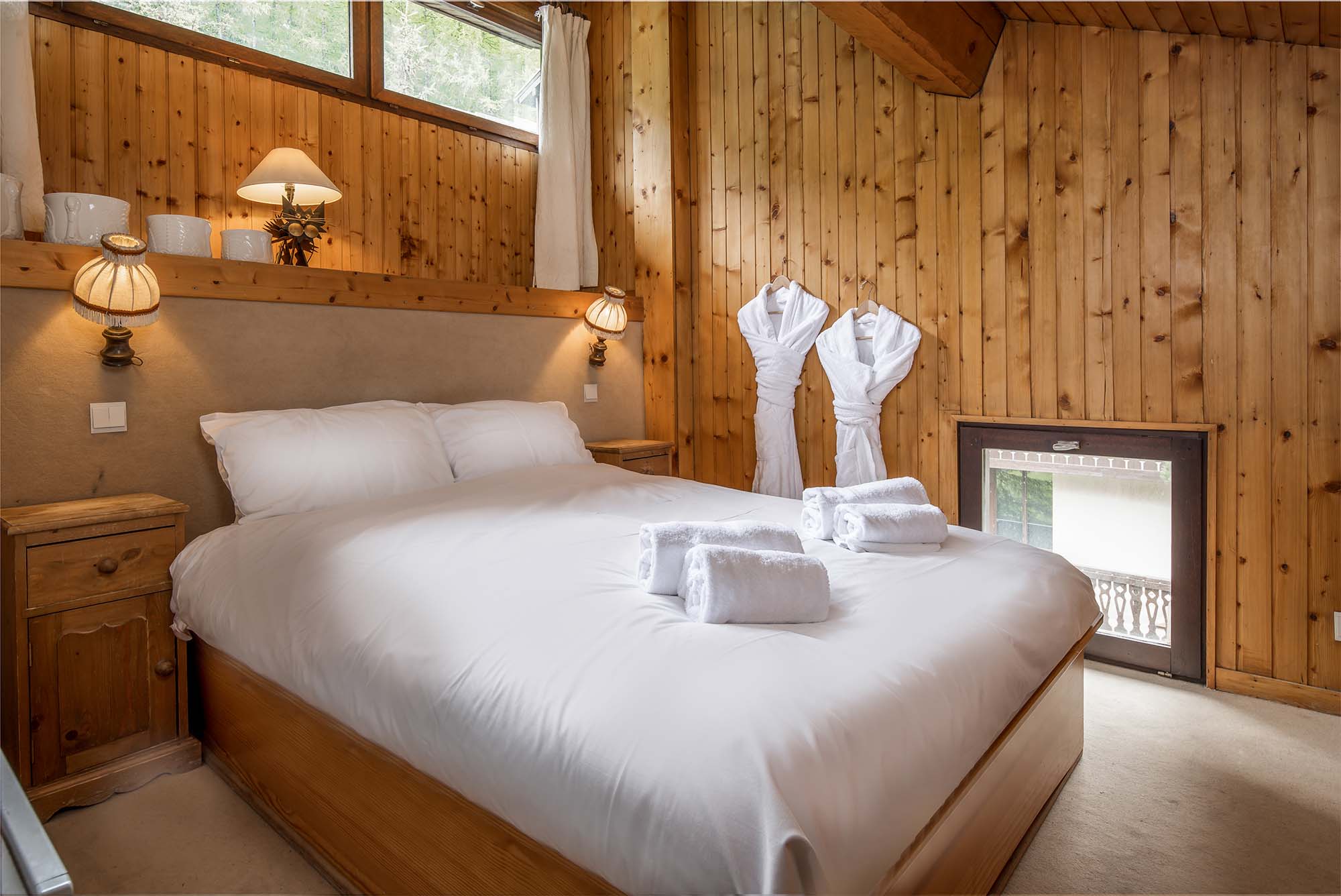 image Drift to sleep in a comfortable bed after a wonderful day outside.