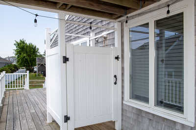 You'll love having the convenience of a private outdoor shower on the deck!