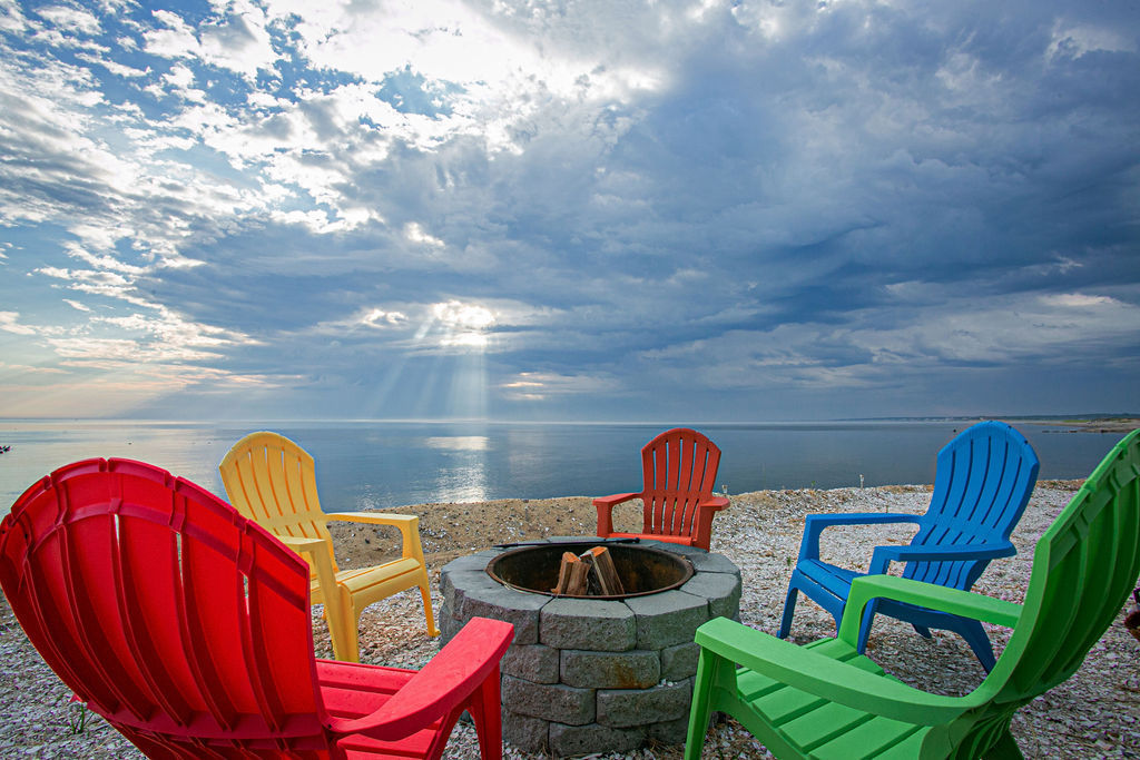 image You'll love the private outdoor fire pit!