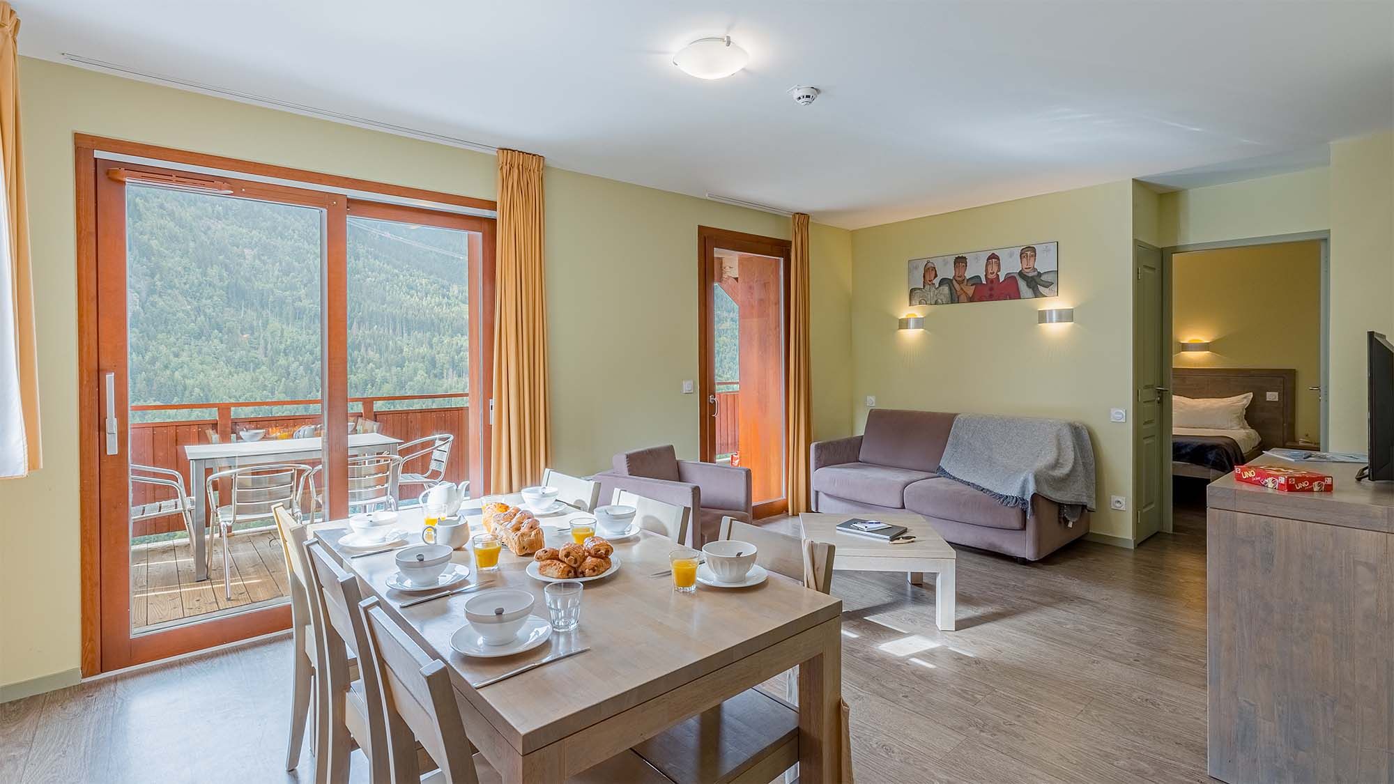 image Enjoy a meal around the dining table.