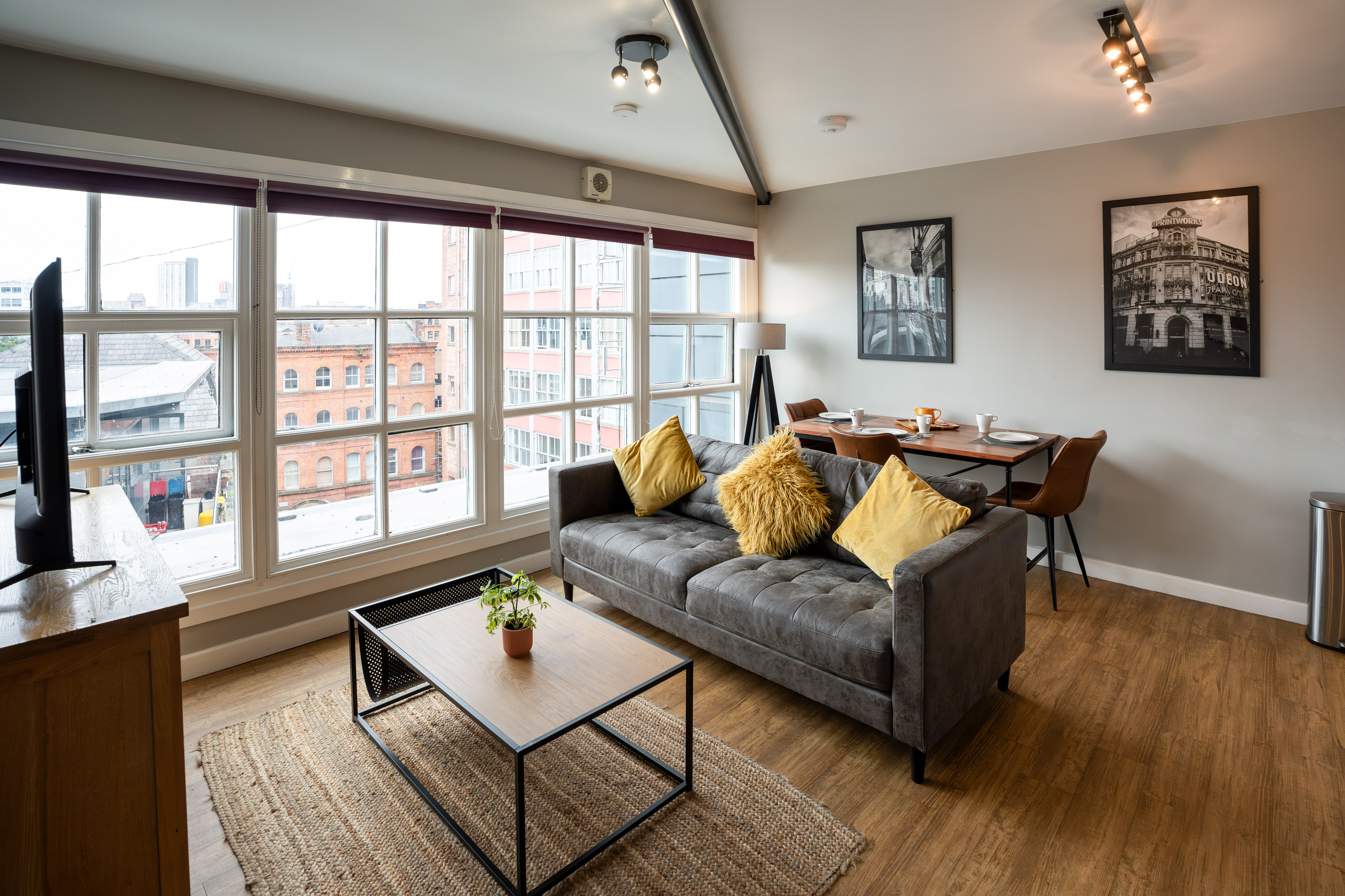 image Beautiful open and light living room