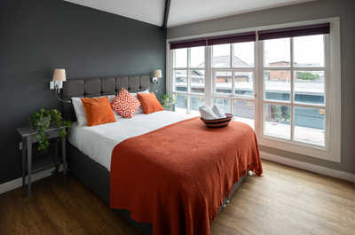 Sumptuous bedding and quality linens