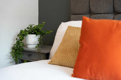 Quality linens and sumptuous bedding 