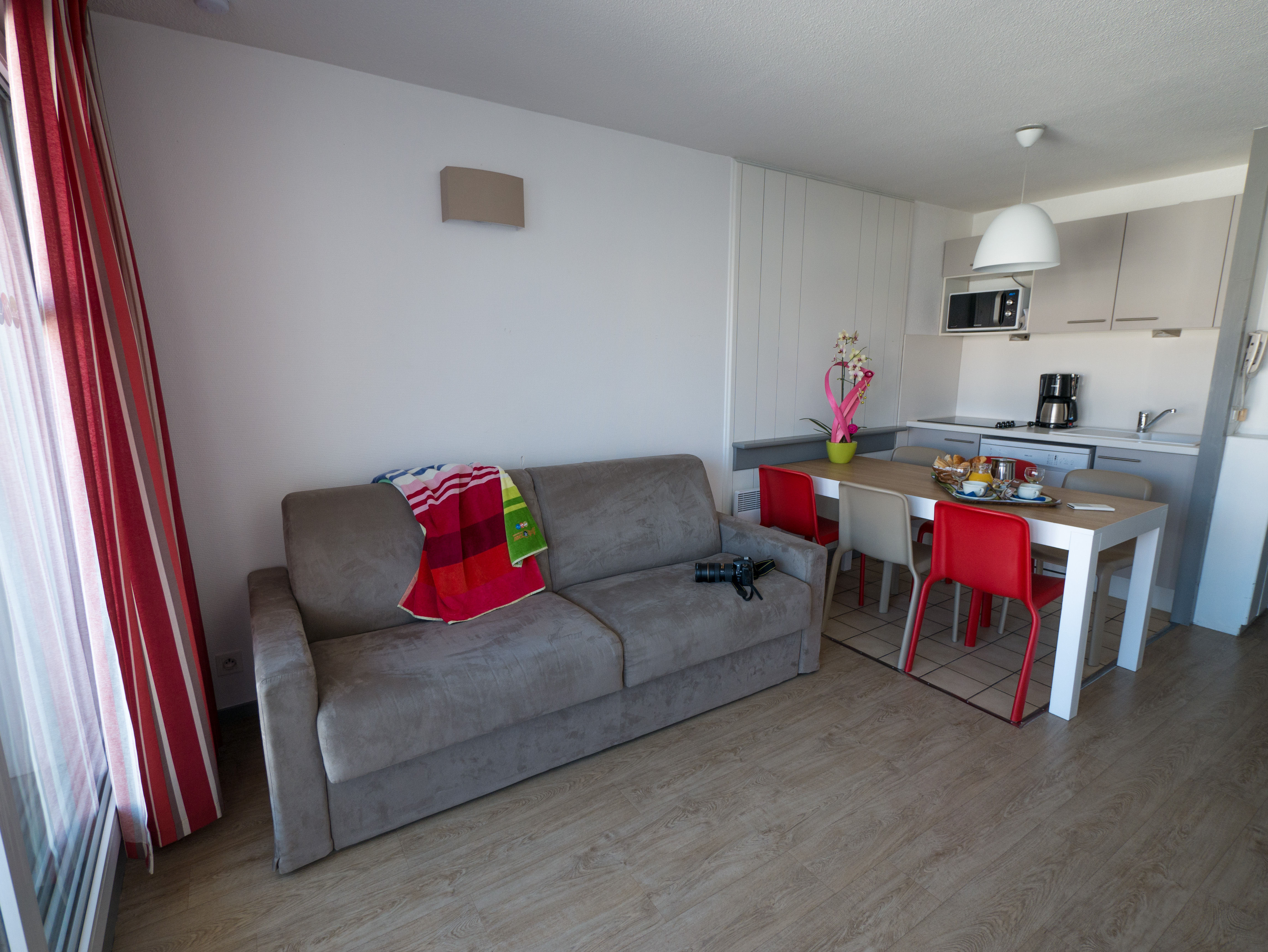 image Our comfy sofa bed sleeps up to 2!