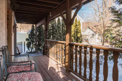 Our balcony is the perfect place to take in the fresh air.