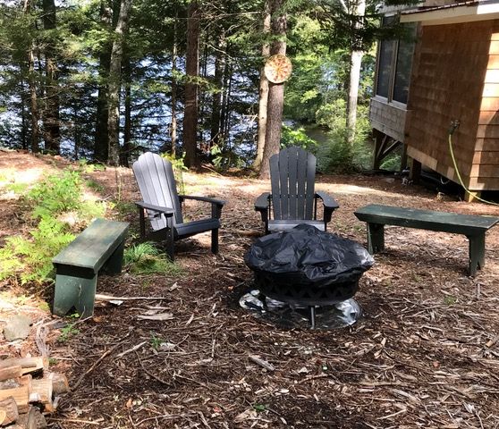 image Roast some s'mores by the fire pit.