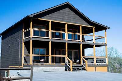 Our luxurious 3-story cabin awaits you.