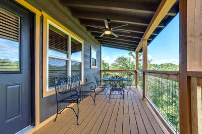 Our space includes two wrap around decks.