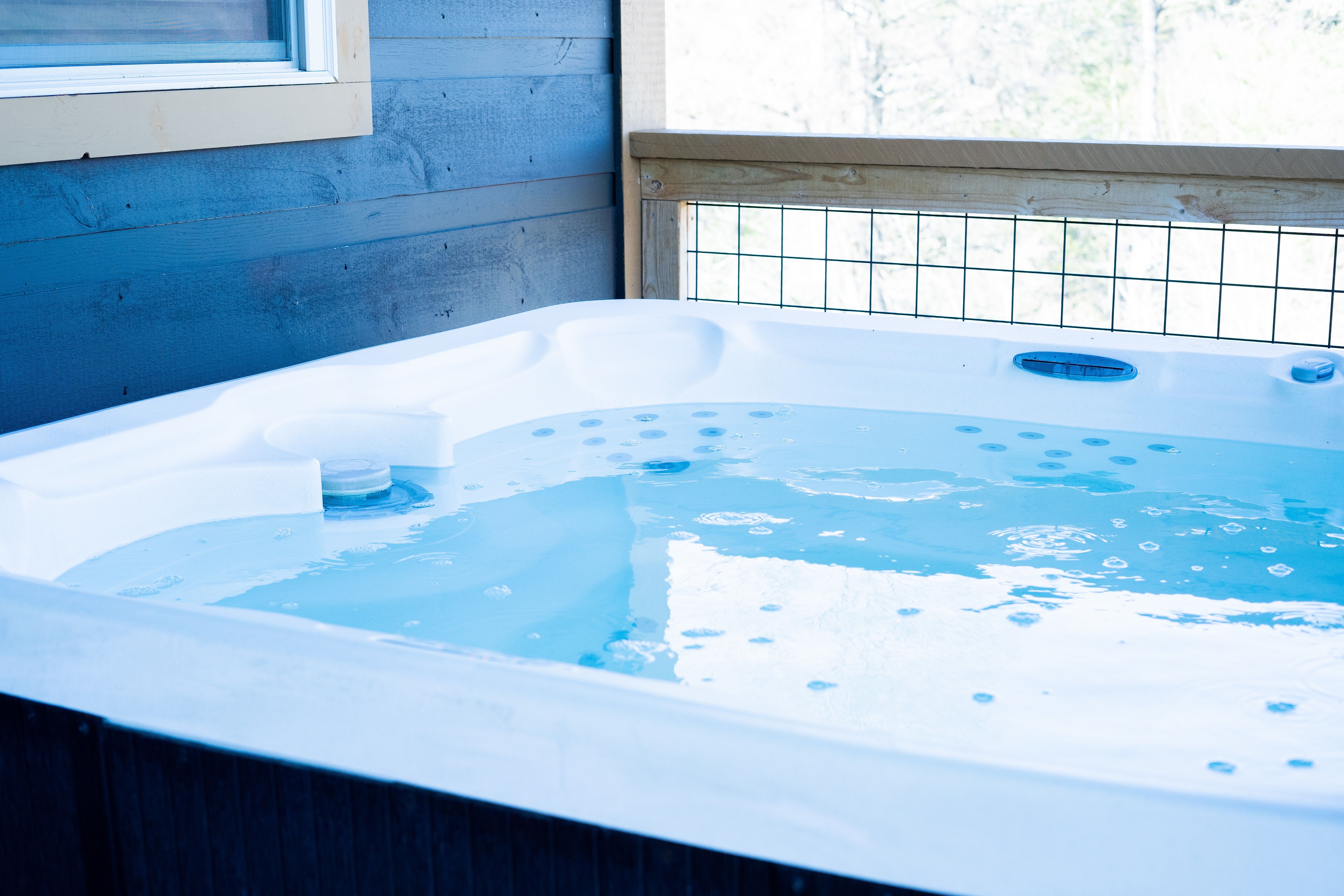 image Soothe your senses with an exclusive hot tub retreat.