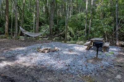 Relax on the hammock by the cozy picnic spot or visit the pond.