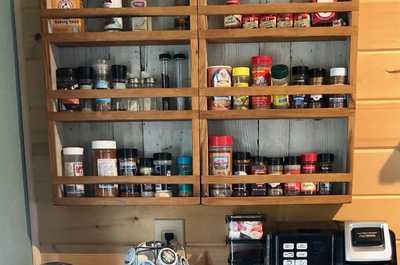 Find pantry items and spices in our well-appointed kitchen.