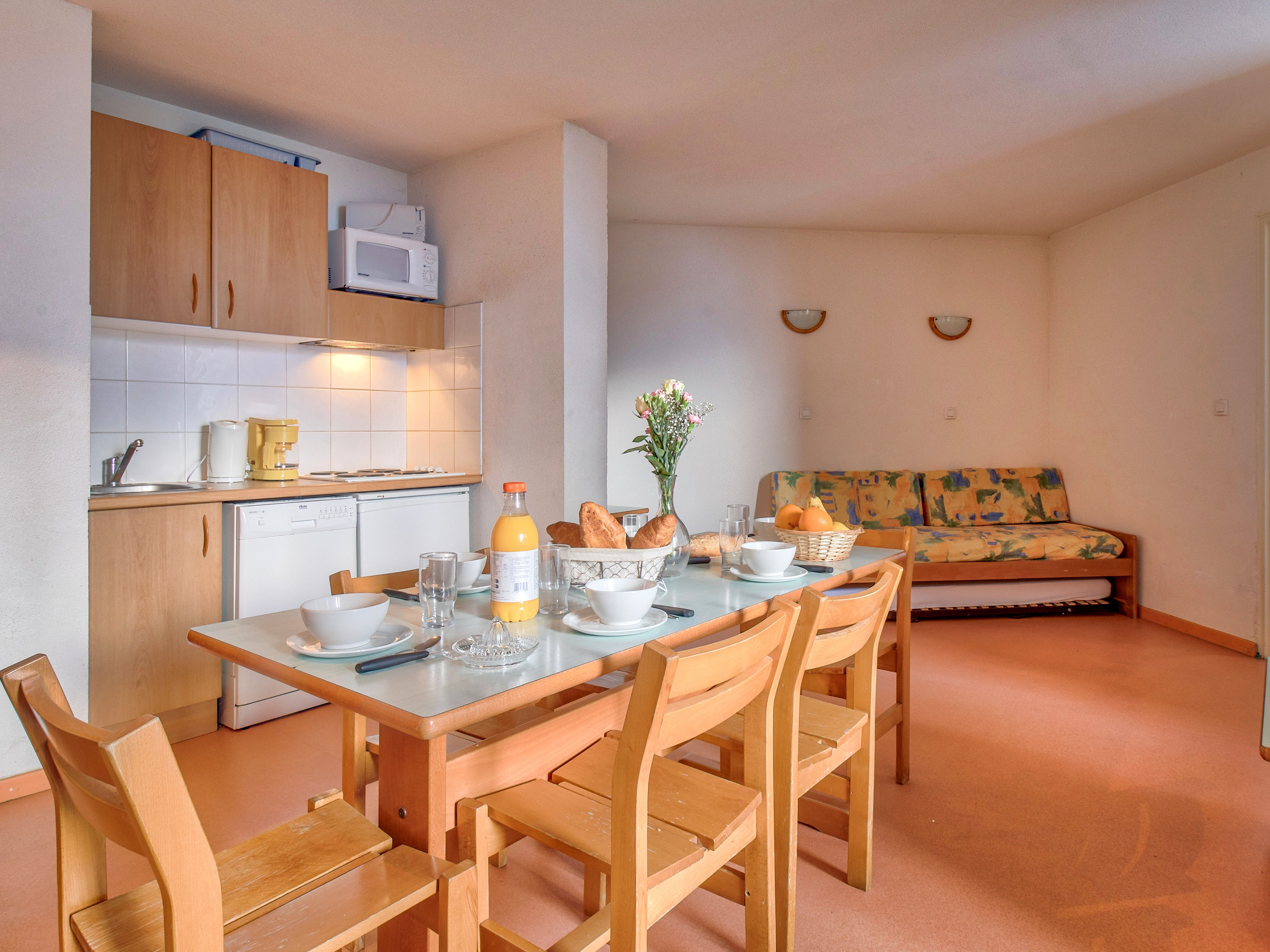 image Delight in the comfort of our open-plan dining area, ideal for family dinners or a game night.