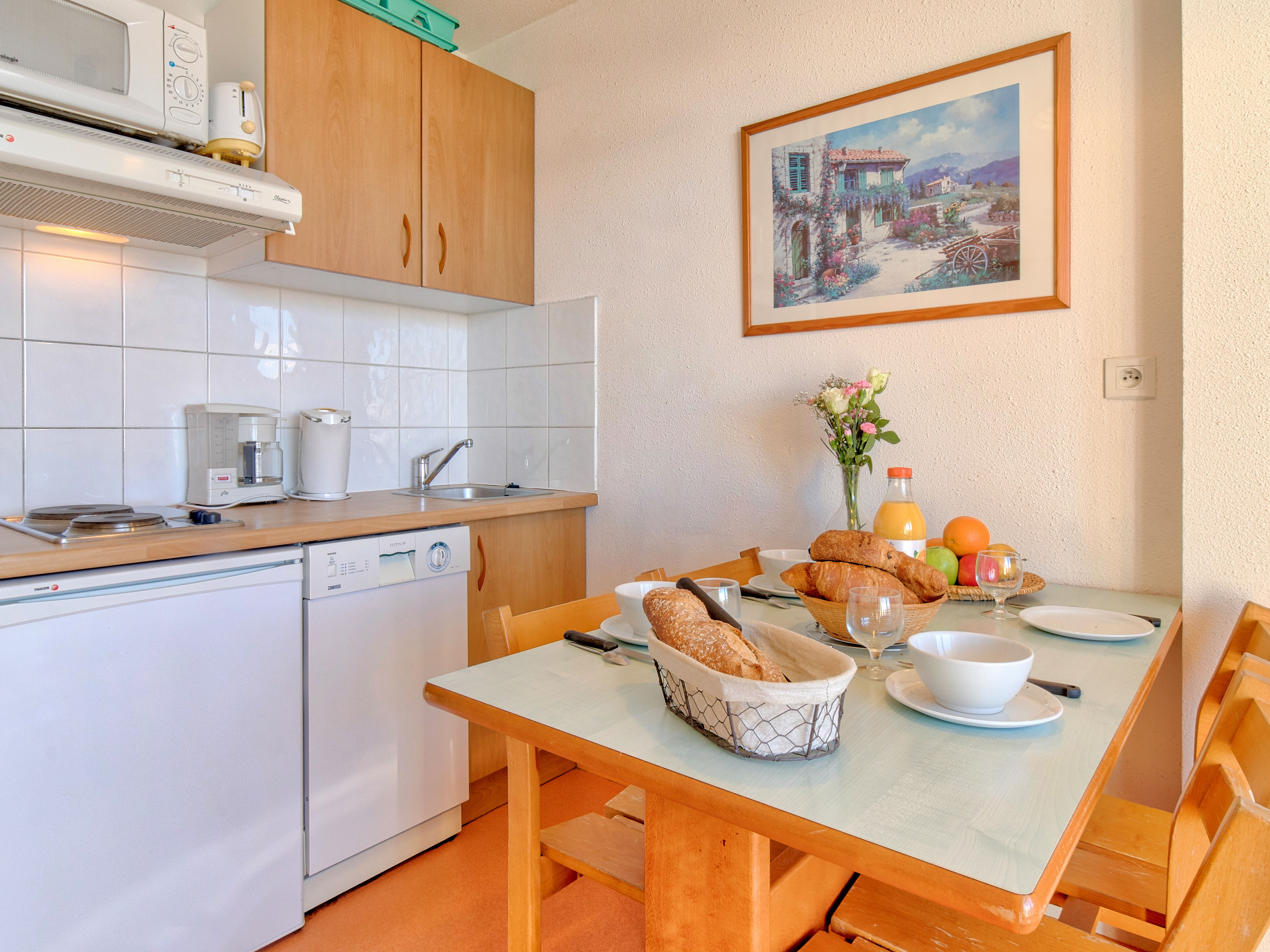 image The kitchen is fully equipped. There is a dishwasher for your convenience.