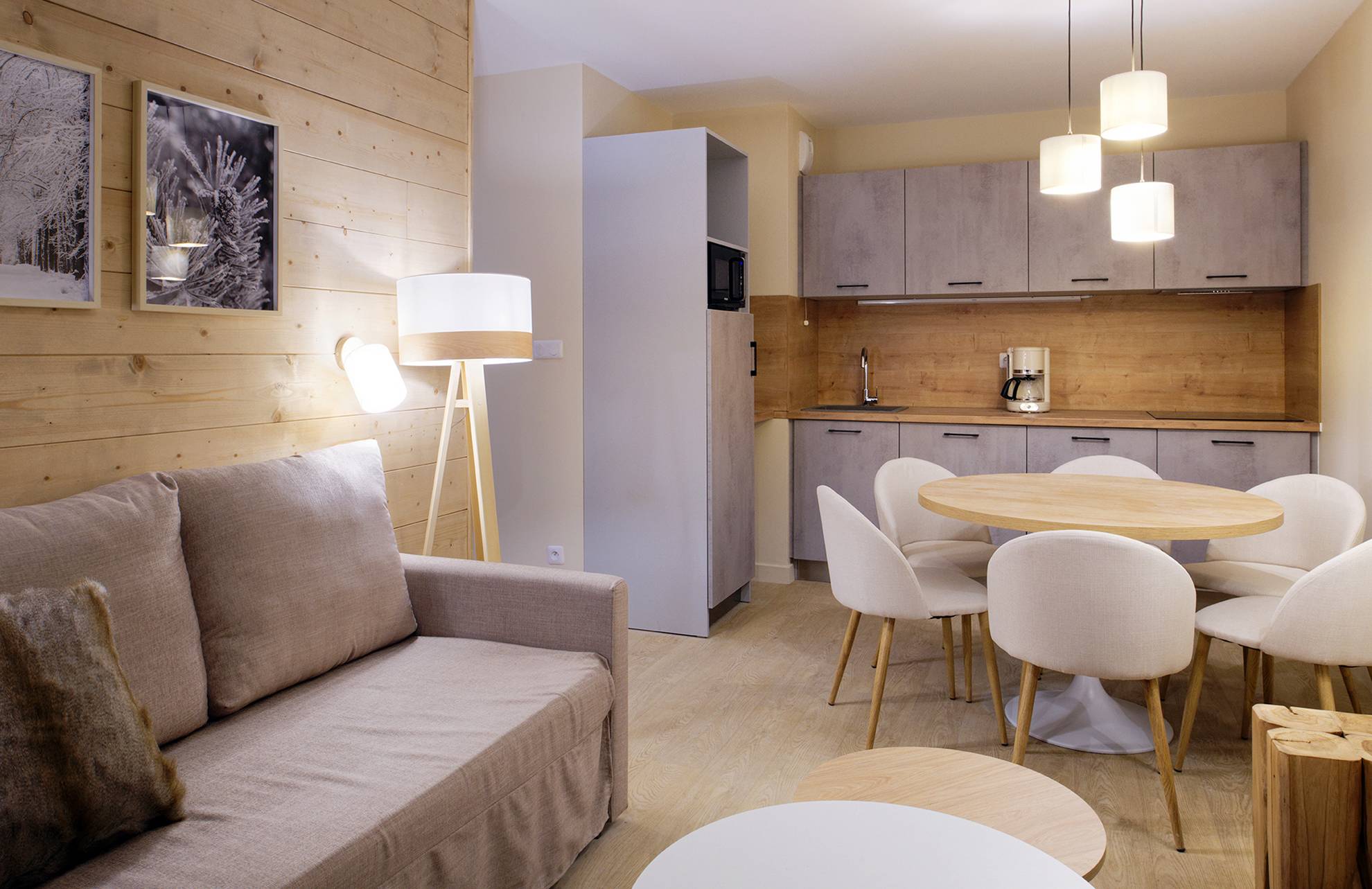 image Curb your appetite by indulging on a snack in your kitchenette!