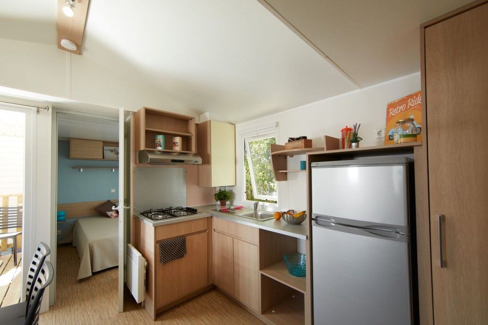 image Our homes offer a fully equipped kitchenette for your convenience.