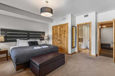 The master bedroom features an ensuite bathroom.