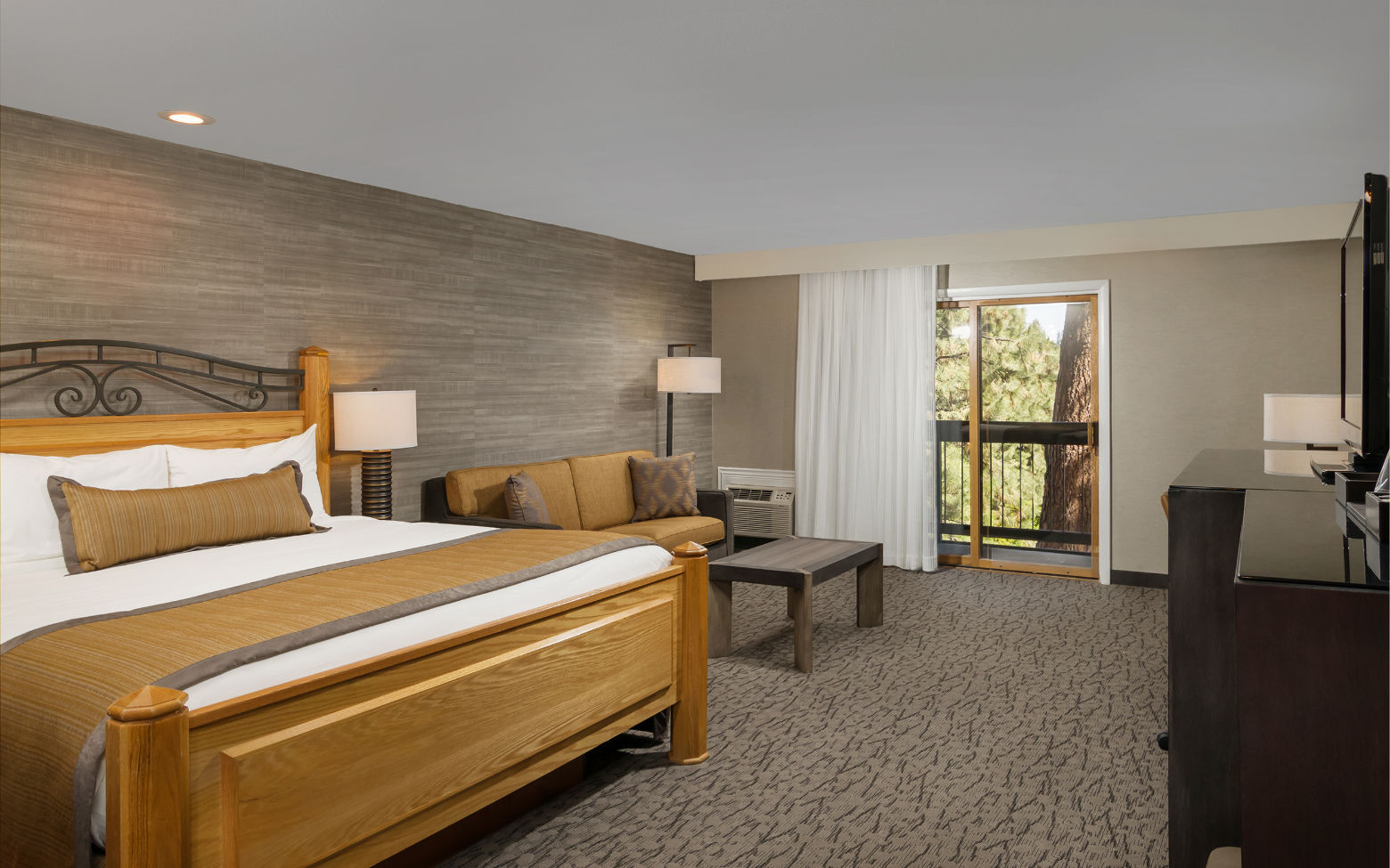 image Drift to sleep in a comfortable bed after a wonderful day outside.