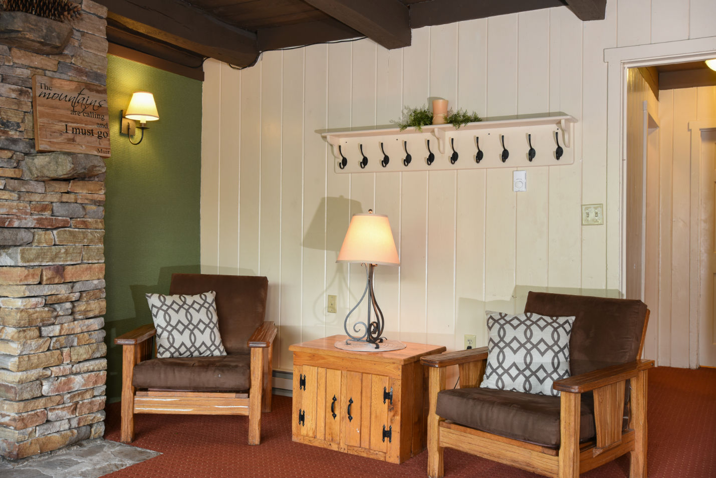 image Enjoy the warm and cozy decor.