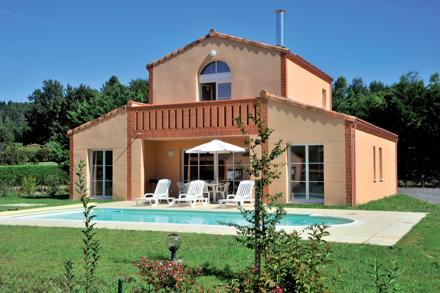 image Dive into tranquility in our private pool, your personal oasis in Pont-de-Larn.