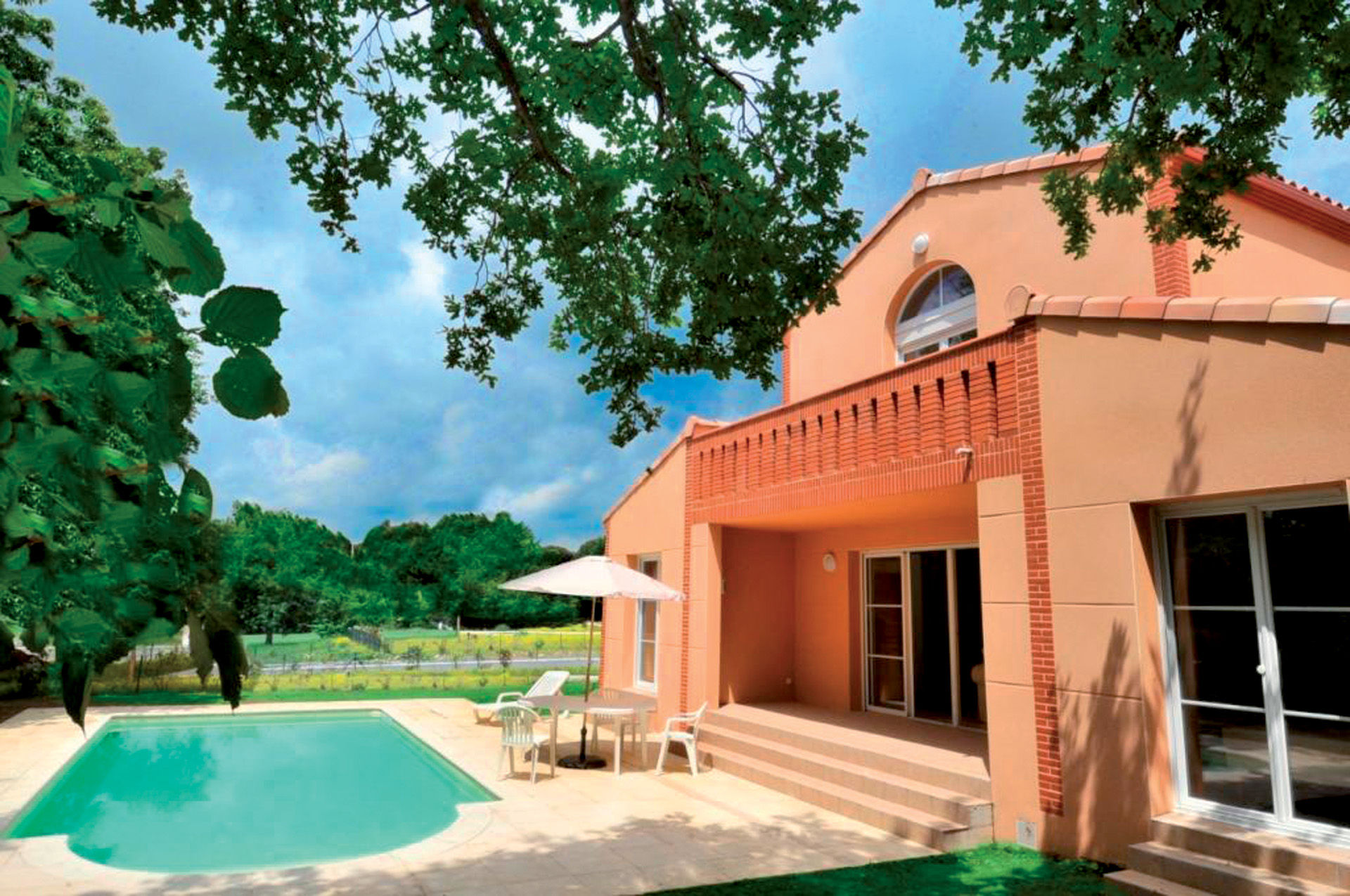 image Unwind and soak up the sun on our comfortable transats, the perfect spot for a serene afternoon.