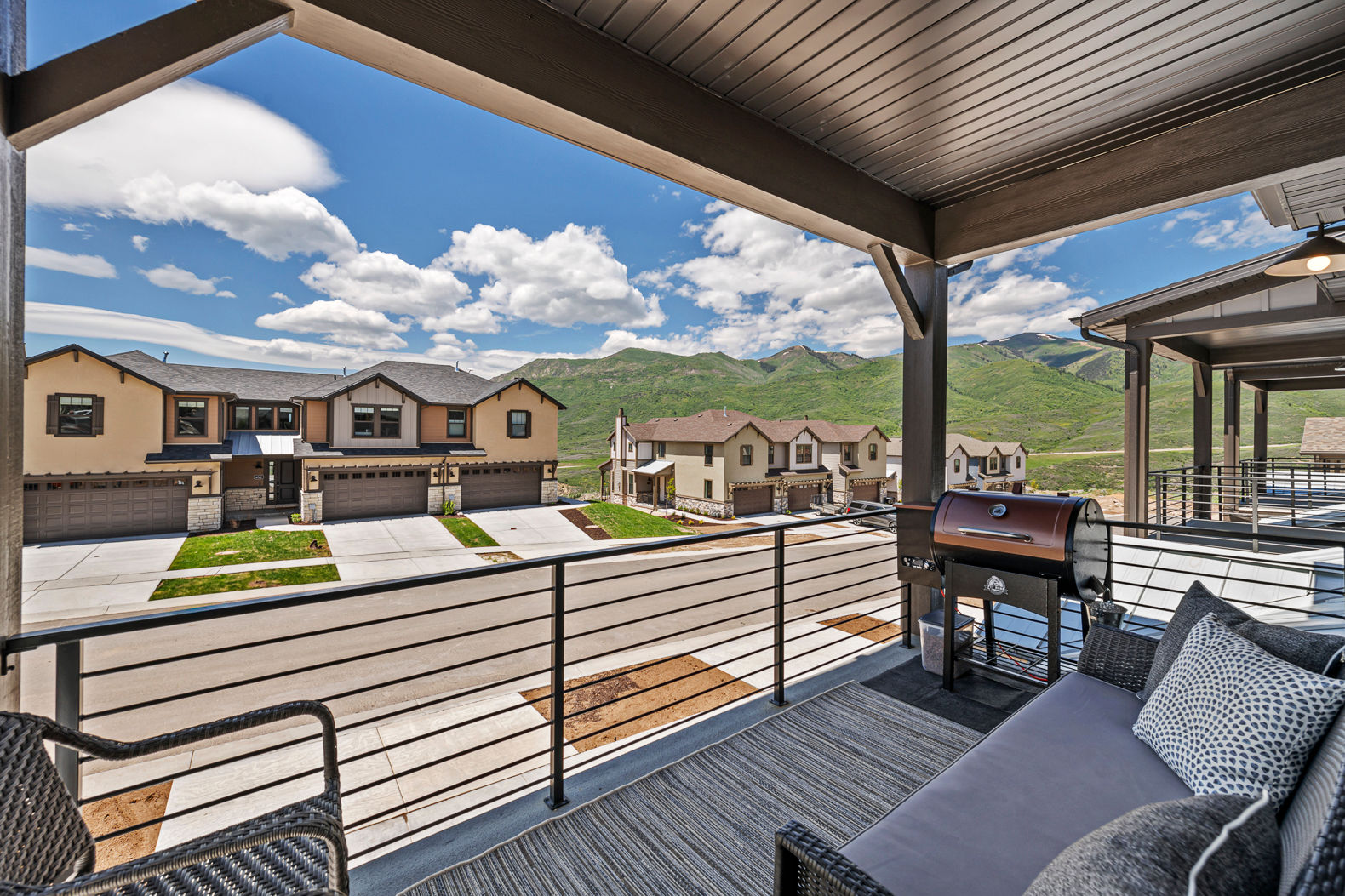 image Take in the breathtaking mountain vistas from the comfort of our spacious balcony.