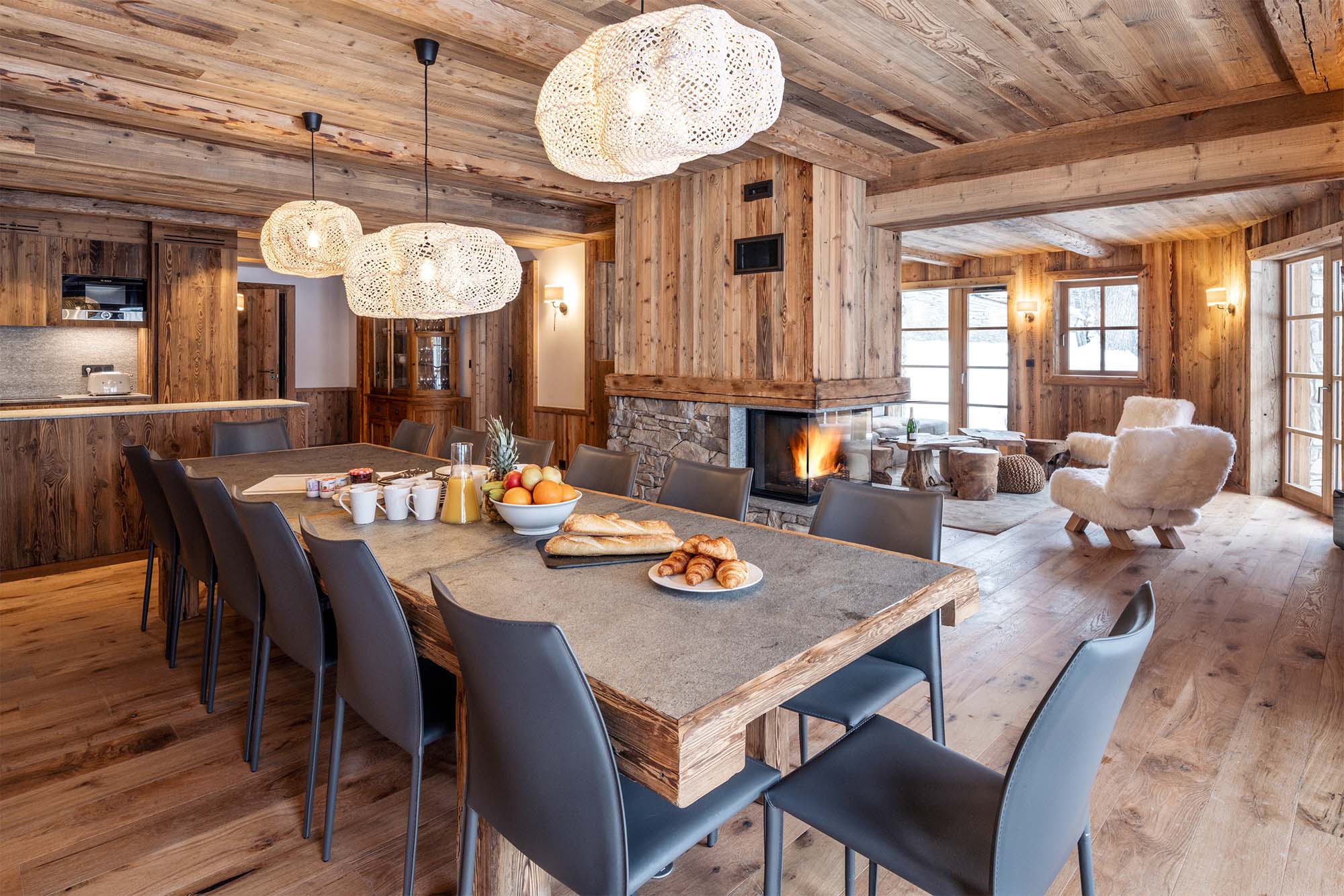 image Enjoy the perfect winter holiday in Val d’Isère at our newly constructed, stylish yet cosy chalet-style apartment for 14.