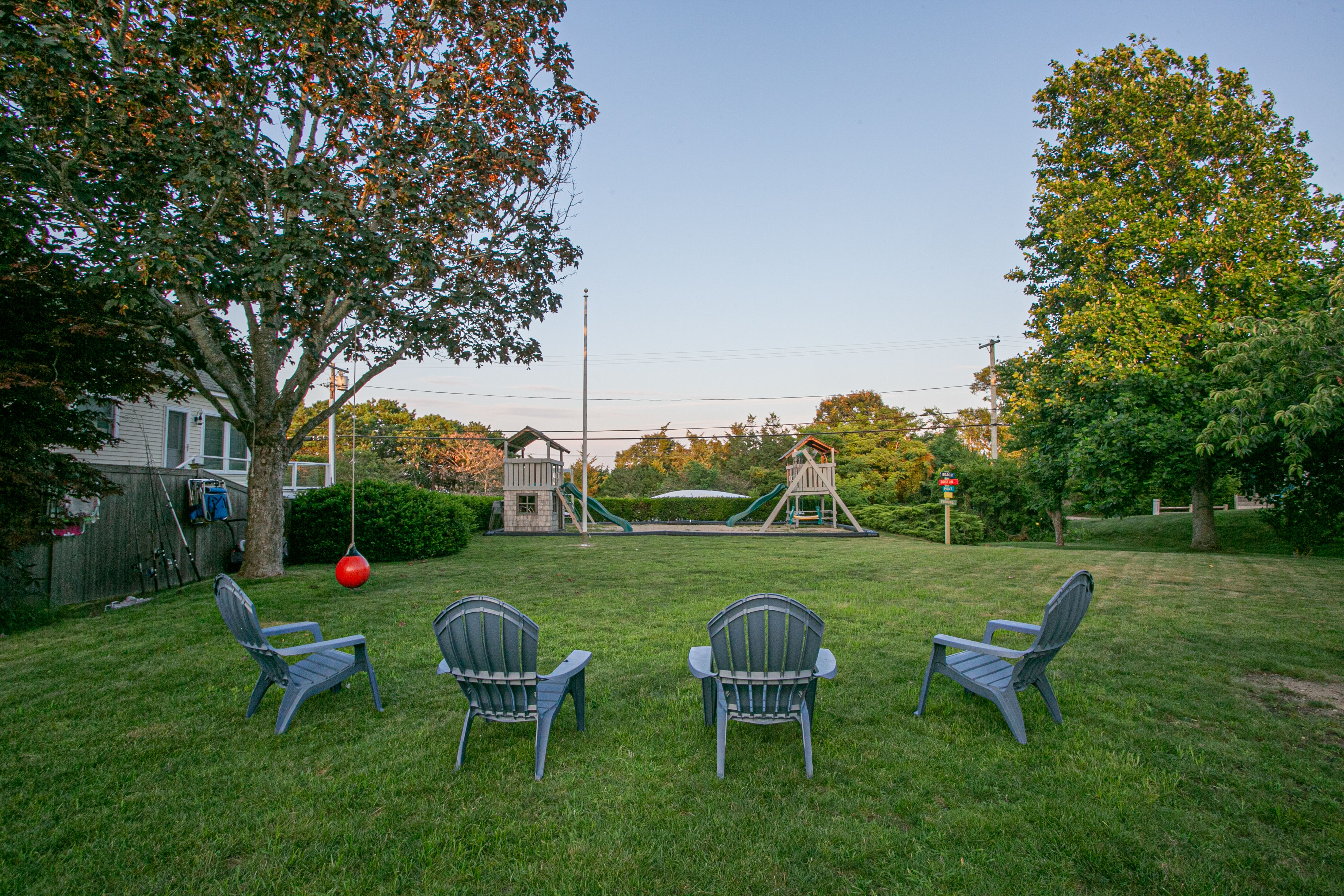 image Nestled amidst greenery, our outdoor space is your personal haven for relaxation and play.