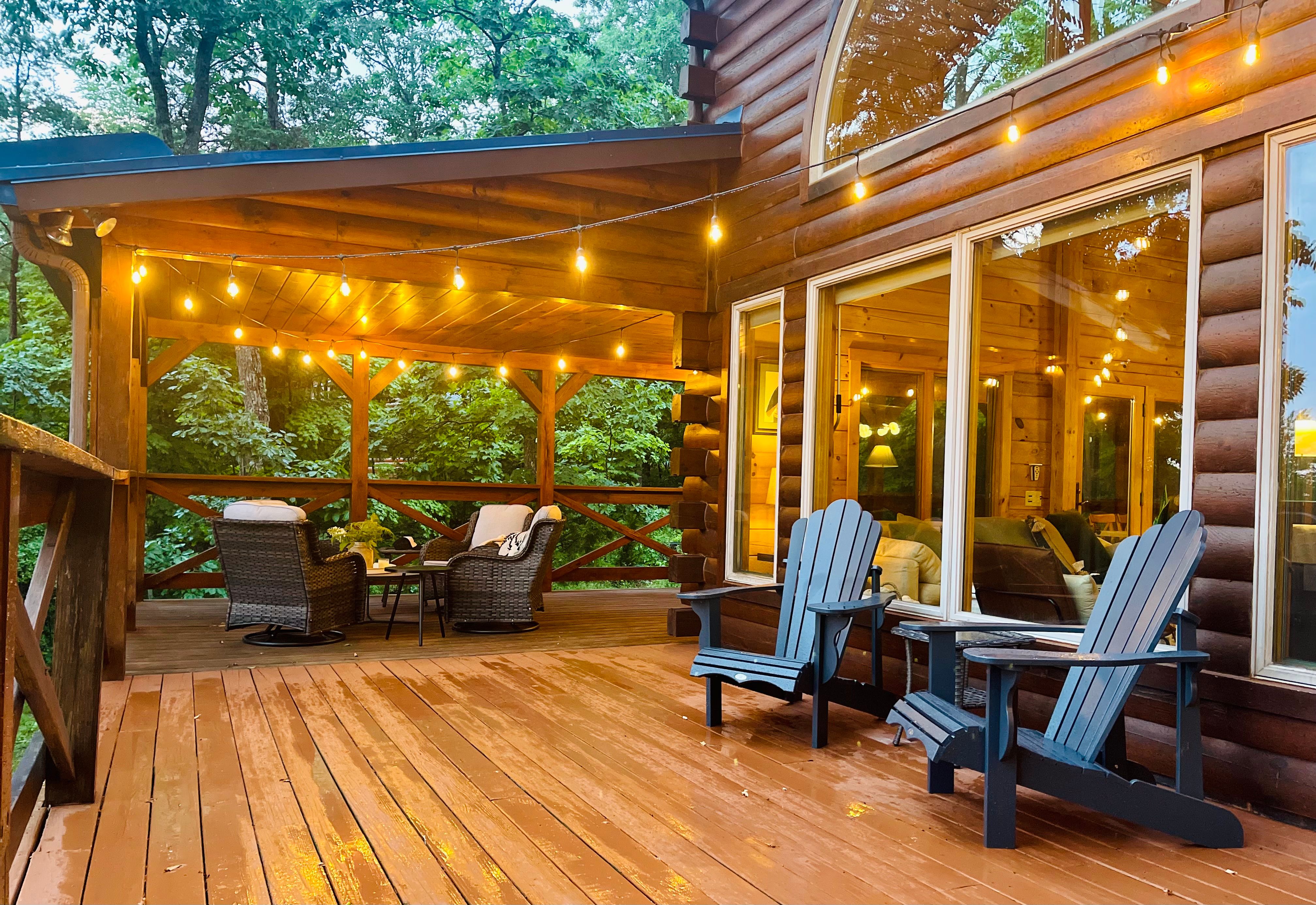image The large deck comfortably accommodates yoga sessions, games, and tranquil relaxation moments.