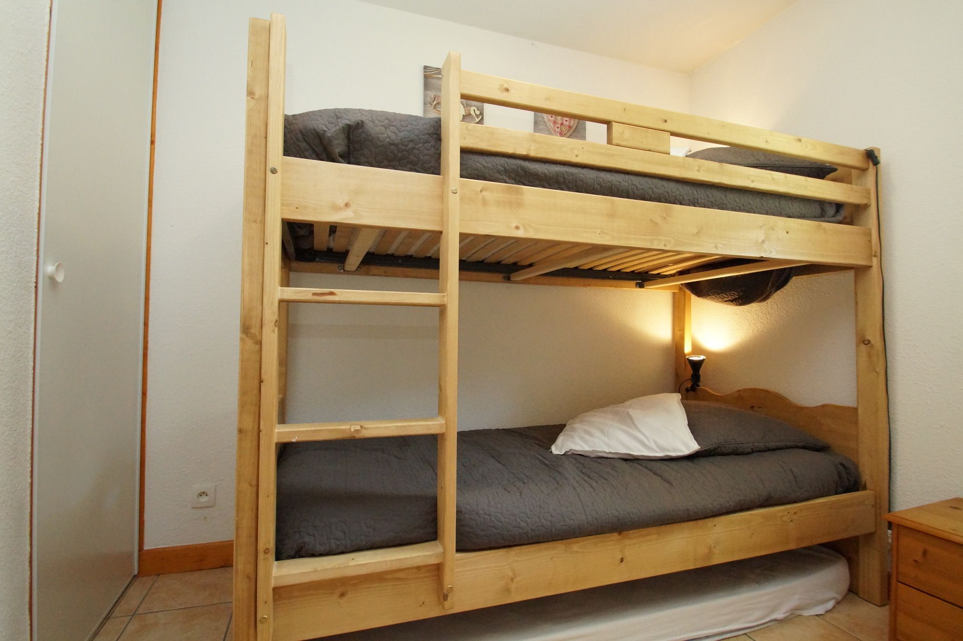 image Bunk beds designed for comfort.