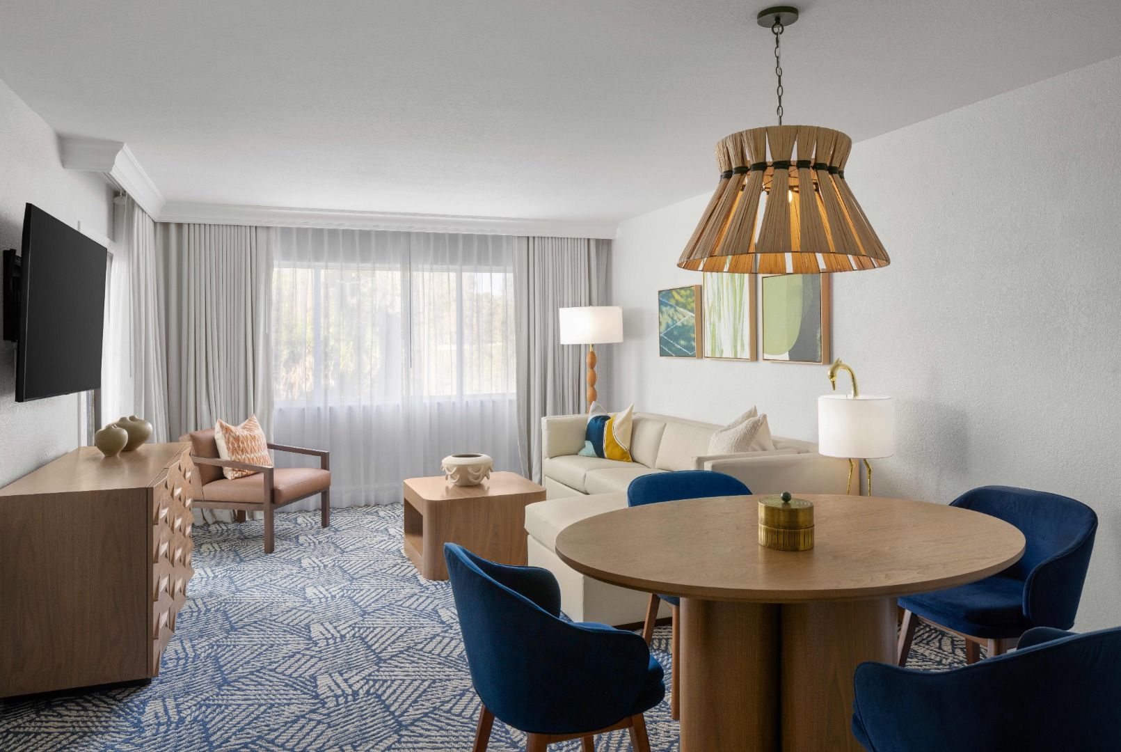 image Relax and reconnect in an inviting living area that blends style and comfort.