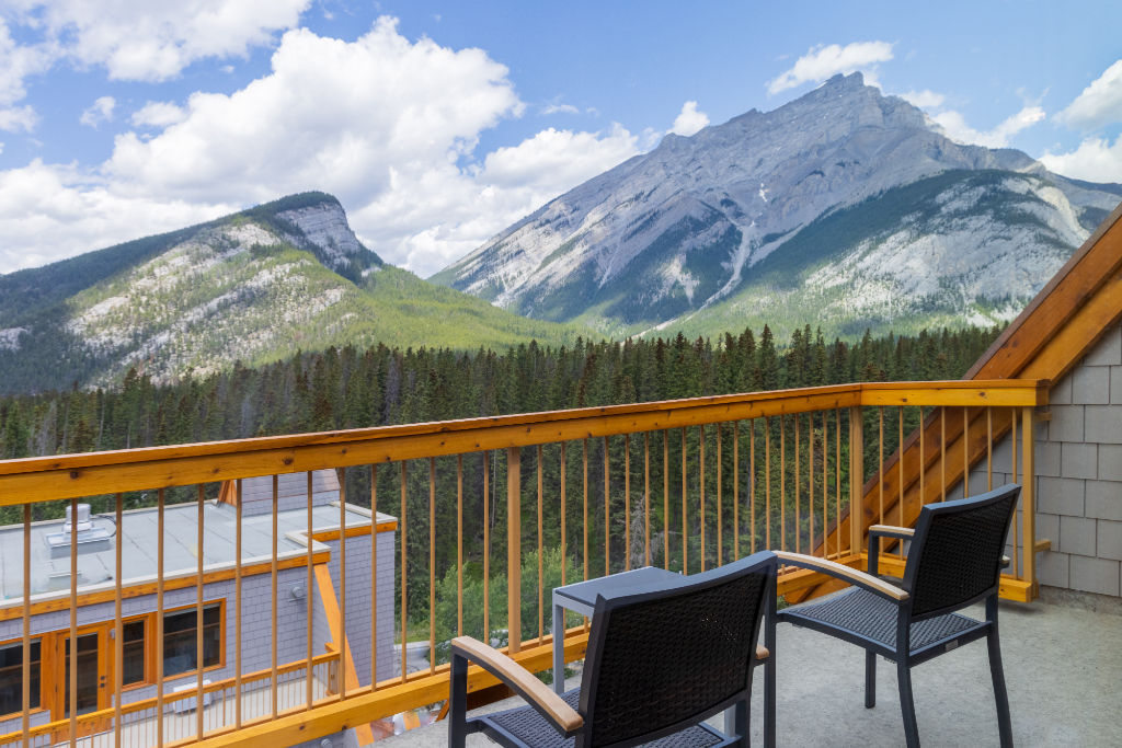 image Deck area with seating to enjoy the scenic outdoor backdrop.