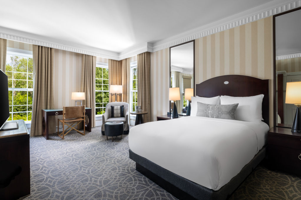 image Cozy up in a comfortable bedroom that promises a restful night's sleep.