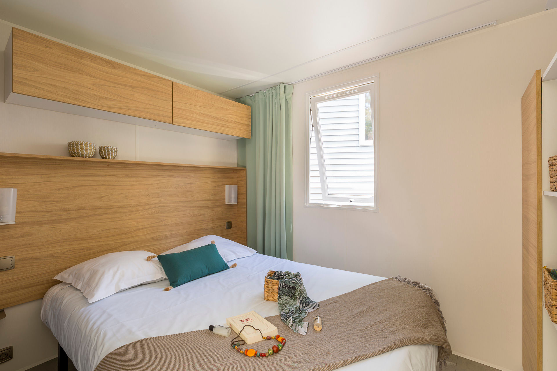 image A welcoming double bedroom with soft, inviting bedding, designed to create a peaceful atmosphere for restful nights.