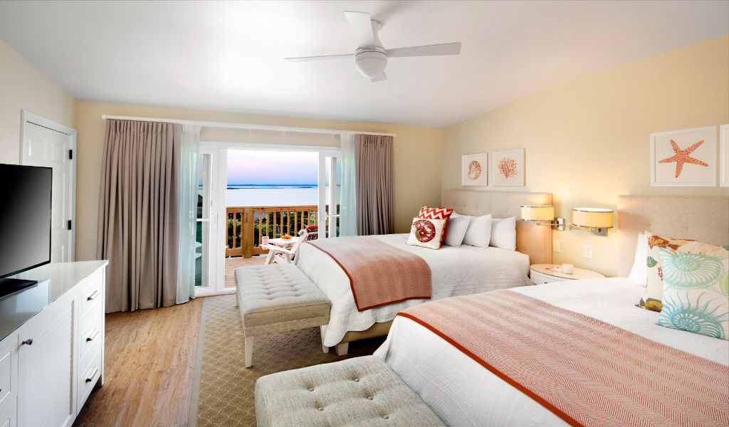 image Bright and inviting bedroom with modern amenities.