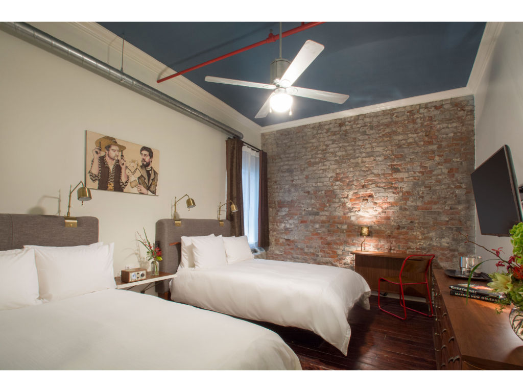image Rustic elegance meets modern flair amidst exposed brick walls