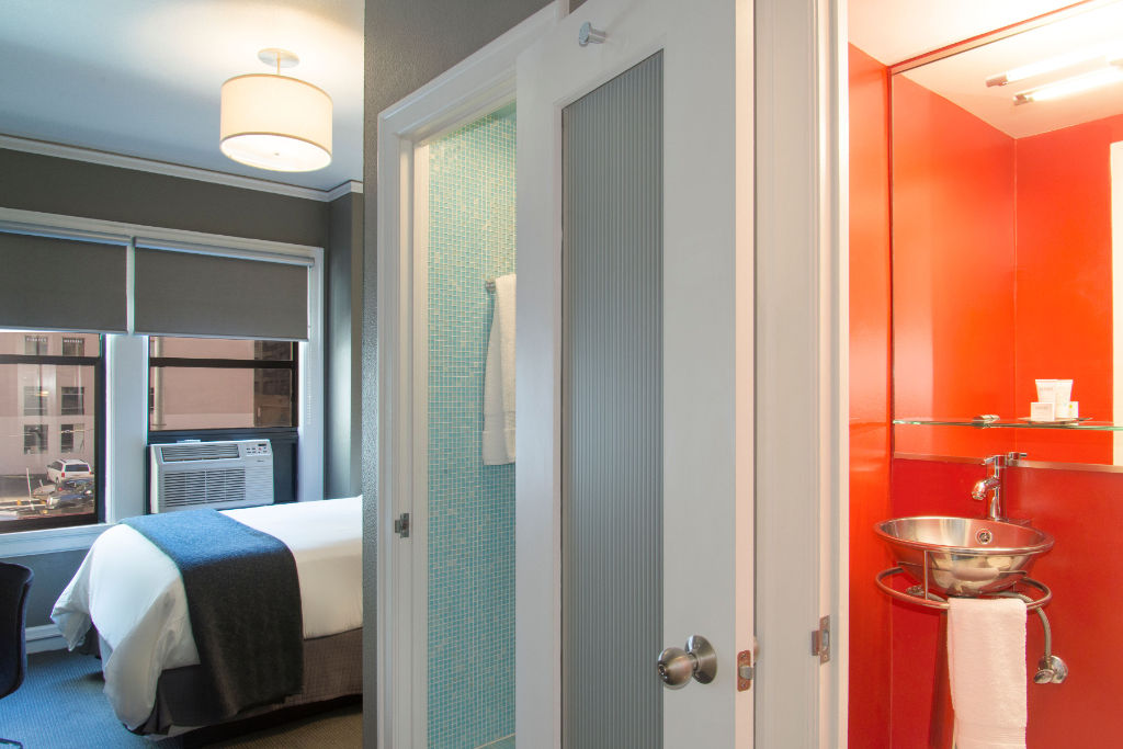 image A touch of color to enliven your stay, with all the comforts of home.