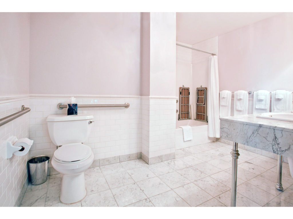 image Our luxurious bathroom features modern fixtures, a spacious layout, and premium toiletries for your comfort.