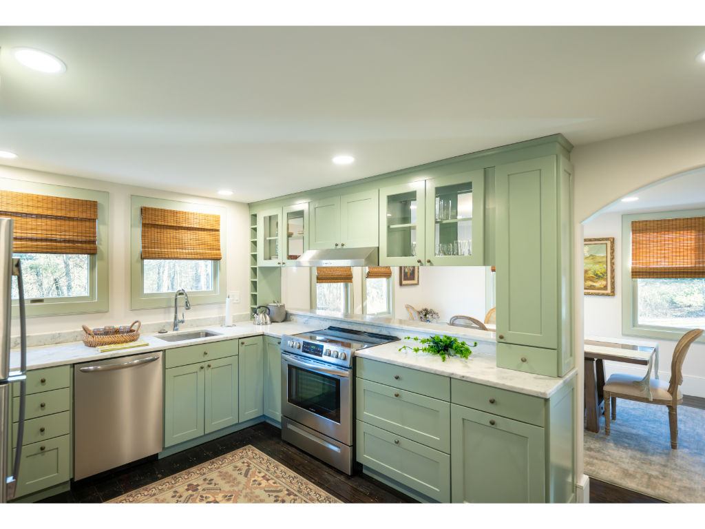 image Cook up delicious meals in this modern kitchen, featuring plenty of natural light and all the amenities you need.