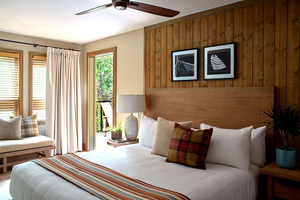 image Bright and cozy bedroom with modern decor and plenty of natural light.